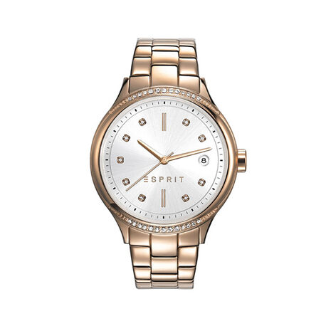 Roséverguld stalen horloge Rachel Esprit ES108562003