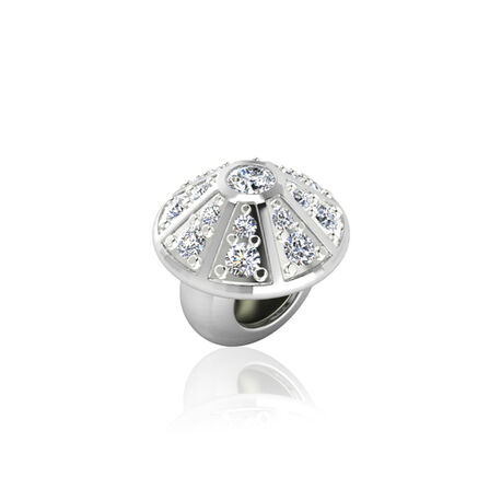 Zilver bedel White Night Sky Endless zilver armbanden