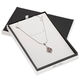Nicole Barr ketting met hanger rood emaille diamant
