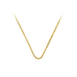 Verguld diabomba ketting 60cm 27-0024