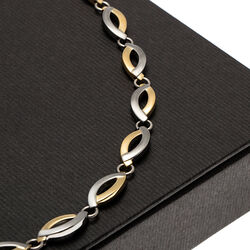 boccia ketting bicolor 0876-02