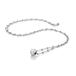 Zilver collier Globe Hot Diamonds DN113