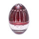 Tatiana Faberge Kristallen Egg Box Rood