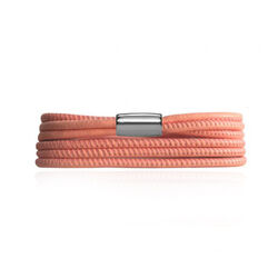 Dubbel leren armband 3 strings Peach Endless 12220