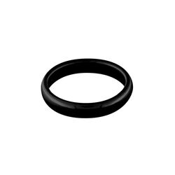 MY iMenso Ceramic ring zwart glad 28-067