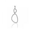 Zilver hanger met zirkonia zih1245z Zinzi