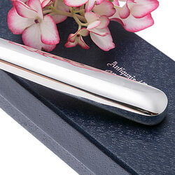 Verzilverd kindermesje model Glad van Greggio