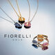 Roségoud collier met briljant Infinity Fiorelli