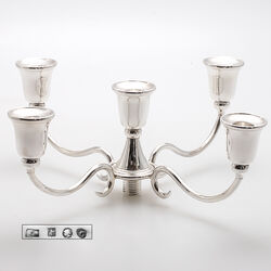 Opschroefstuk voor kandelaar 5 kaarsen 