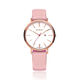 Retro horloge rosé met roze bandje ZIW408r Zinzi