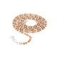 Rosé plated beads collier MY iMenso 60cm