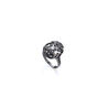 Gezwart zilver ring met wit agaat Tsars Collection