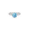 Zilver ring Sweet Pea blauw Julie Sandlau
