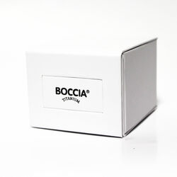 Titanium heren horloge blauwe wijzerplaat 