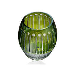 Fabergé Hermitage groene kristallen vaas