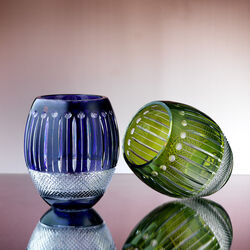 Fabergé groen kristallen vaas uit de Hermitage collectie