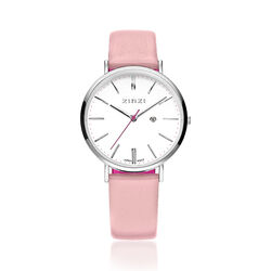 Zinzi Retro horloge zacht roze band Ziw406r