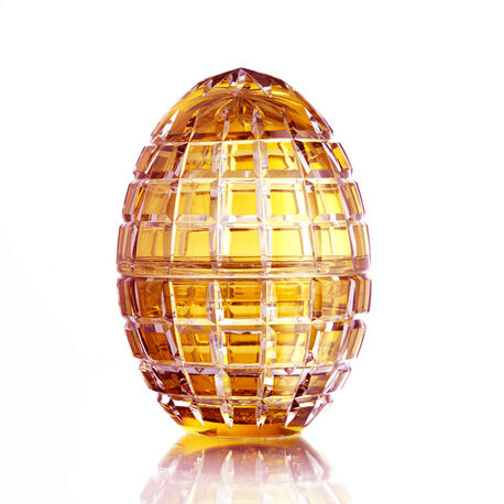 Tatiana Faberge Kristallen Egg Box Oranje