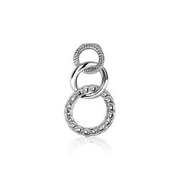 Zilver hanger cirkels zih1367 Zinzi