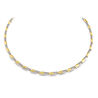 titanium ketting deels verguld tulp 08004 02