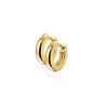 Gouden creolen bolle buis uit de Home Collection