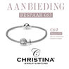 Christina armband zilver met margriet aanbieding