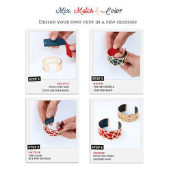 Roséverguld stalen armband Ruban Les Georgettes