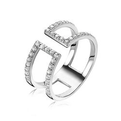 ZINZI zilveren ring multi look zir1478