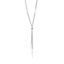 Zinzi Yvorm collier met pareltjes zic1428