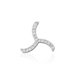 Zilveren MY iMenso spacer met zirkonia 33mm