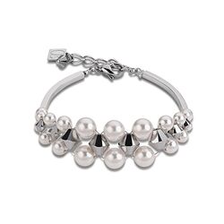 Elegantcoeur armband witte crystal parels 4871-30-1400