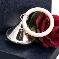 zilveren rammelaar kegel met filet