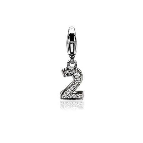 Zinzi bedels bling getal 2 Ch-G2z