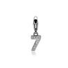 Zinzi charms bling nummer 7 Ch-G7z