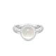 Julie Sandlau zilveren ring white