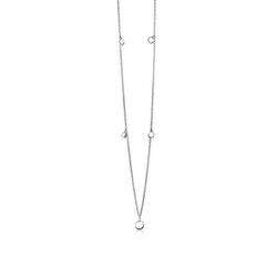 Zinzi zilveren collier rondjes 70 cm ZIC1484
