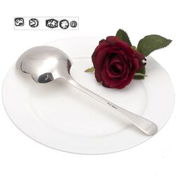 Zilveren aardappellepel Christa Ehrlich model 1064