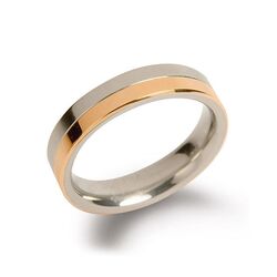 Boccia titanium bicolor ring 0129-07