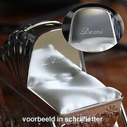 Verzilverde Spaarpot Kinderwagen