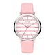 Zinzi Retro horloge roze-wit gestreept roze roze band