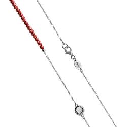 MY iMenso zilveren necklace rood