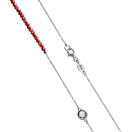 MY iMenso zilveren necklace rood
