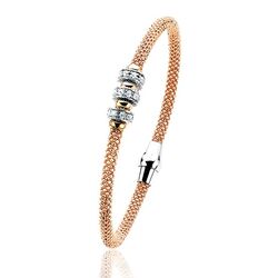 Zinzi Armband 3 Beads Zirkonia Zia839r