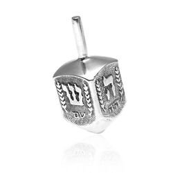 Zilveren tol, dreidel trendel of sevivon Joods zilver