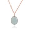 Tatiana Fabergé rosé hanger blauw jade