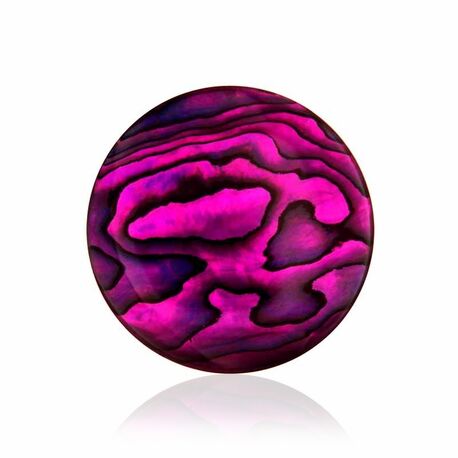 Abalone in purple resin 33mm insignia 33-1461 MY iMenso