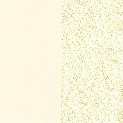Les Georgettes 43 mm oorbel inlay's beige glitter