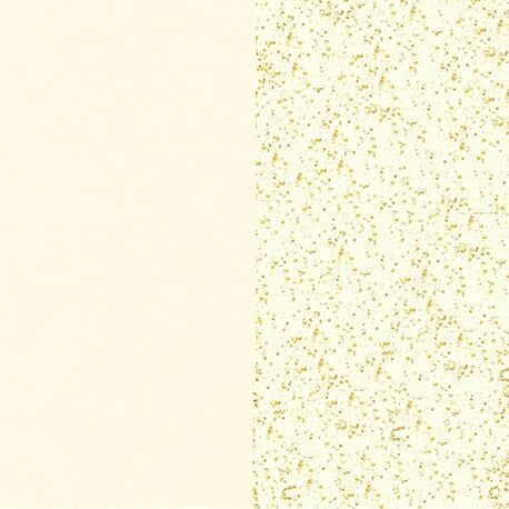 Les Georgettes 43 mm oorbel inlay beige glitter