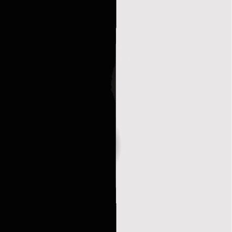 Les Georgettes oorbel inlay's 43 mm zwart wit