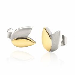 Boccia bicolor titanium oorstekers tulp